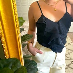 Frill tank top
